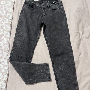 Lucky Brooke legging jean 6 28 womens denim gray black acid wash skinny